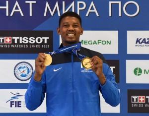 Ulrich Robeiri, à la pointe de son épée Kazan, 20 luglio 2014 Campionati del Mondo VI Giornata SPADA nella foto: ROBEIRI Ulrich foto Augusto BIzzi