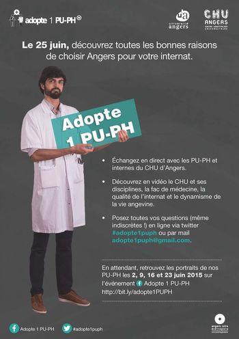 ÉTUDIANTS de MÉDECINE: « Adopte un PU-PH », la nouvelle campagne virale – CHU Angers ÉTUDIANTS de MÉDECINE: « Adopte un PU-PH », la nouvelle campagne virale – CHU Angers