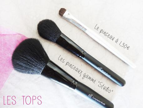 Pinceau gamme Studio Ma dernière commande E.L.F avec Soldesduck.be