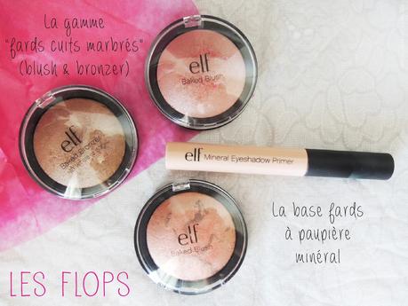 Blush marbré et base paupières minéral Ma dernière commande E.L.F avec Soldesduck.be