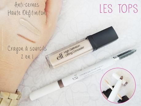Anticerne et crayon à sourcils Ma dernière commande E.L.F avec Soldesduck.be