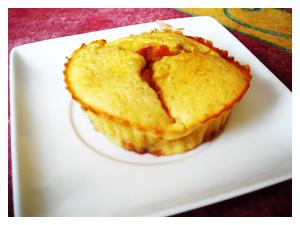 Moelleux citronnés, coeur coulant de fraise Moelleux citronnés, coeur coulant de fraise