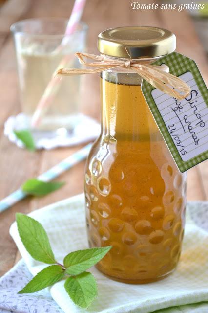 Sirop de sauge ananas Sirop de sauge ananas