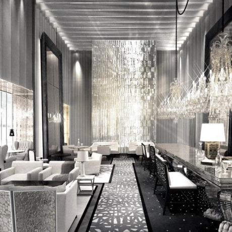 Visite déco : Baccarat hôtel à New York Hôtel Baccarat