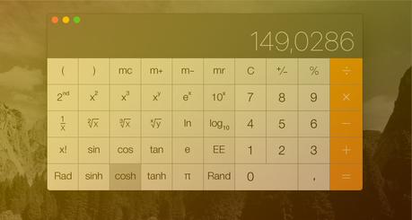 Astuce El Capitan : activer la calculatrice scientifique et autres calculs Astuce El Capitan : activer la calculatrice scientifique et autres calculs