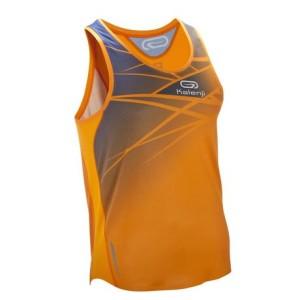 Test debardeur Running Homme Kiprace + Short Kiprun Orange Bleue Test debardeur Running Homme Kiprace + Short Kiprun Orange Bleue