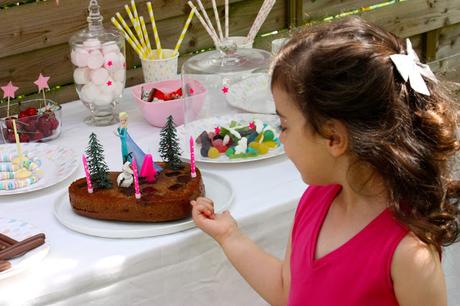 Un joli gouter d'anniversaire pour une petite fille de 4 ans