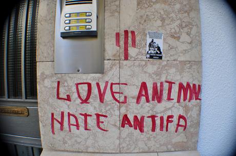 Graffiti in Sevilla (Part.2) Love Animal Hate Antifa
