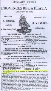 Argentine: Immigration française balencie, Argentine
