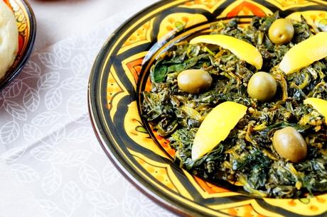 Bakoula salade d’épinards marocaine
