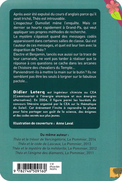 La disparition de Théo de Didier Leterq - éditions Le Pommier La disparition de Théo de Didier Leterq - éditions Le Pommier