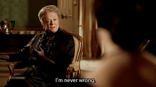Downton Abbey #1 : Lady Violet Speaking