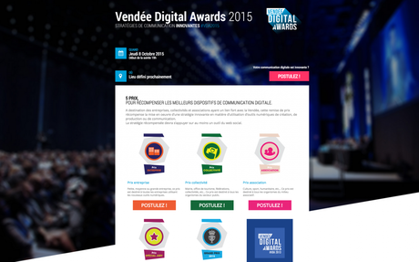 Vendée Digital Awards : ne ratez pas la saison 2 Vendee digital awards 2015