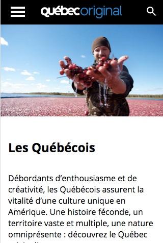 Quebec original quebecois