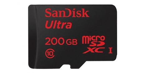 SanDisk propose sa carte Micro SD de 200 Go pour 239,44$ US