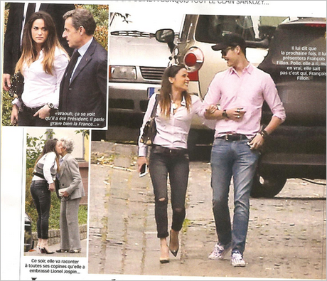 Les Sarkozy à une de la presse people (Louis, Nico, Carla et Capucine), Louane pas maligne ?