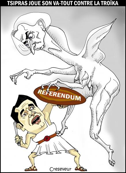 Tsipras joue son va-tout contre la troïka