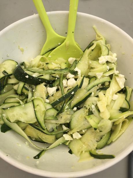 salade courgette crue