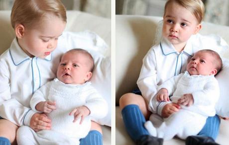 Les clichés officiels du prince George et de la princesse Charlotte prince George et princesse charlotte