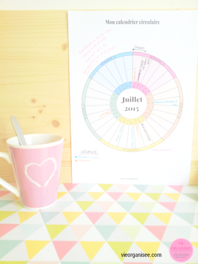 Chronodex, Spiraldex : Gérer votre temps et améliorer votre productivité ! Et calendrier circulaire Juillet 2015 en cadeau (printable) vie-organisee-planner-organiseur-bullet-journal-chronodex-spiraldex-calendrier2