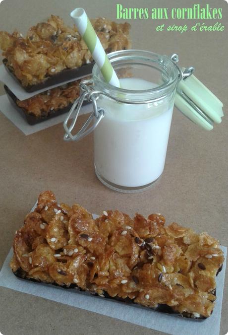 Barres gourmandes aux cornflakes et sirop d'érable 20150617_154607-crop