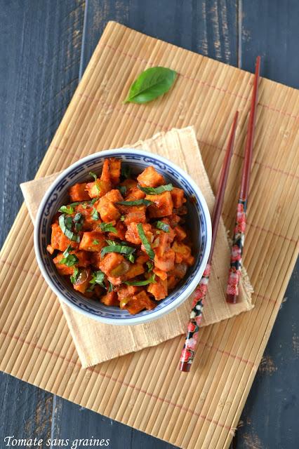 Tempeh à la provençale Tempeh à la provençale