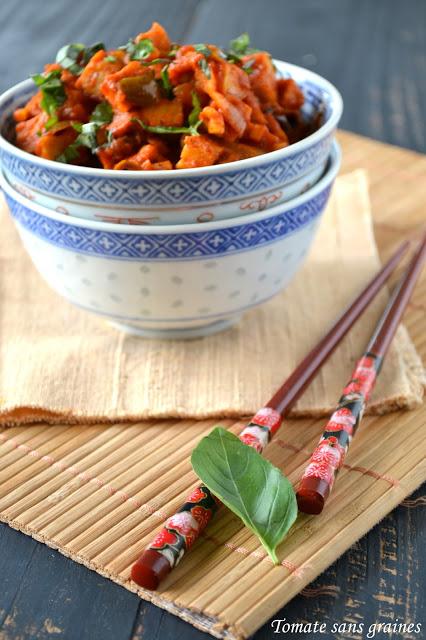 Tempeh à la provençale Tempeh à la provençale