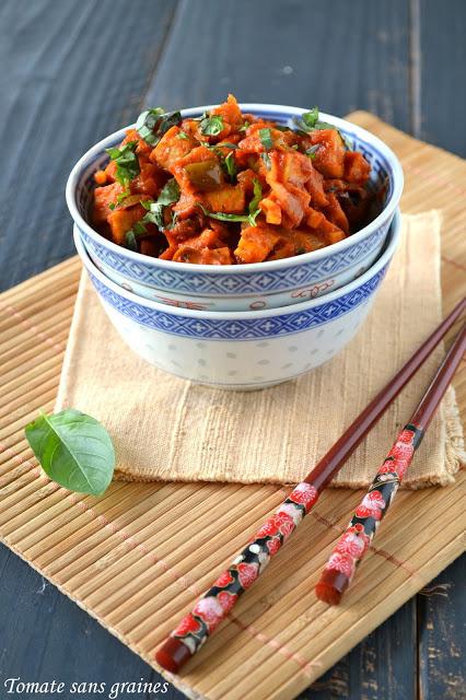 Tempeh à la provençale Tempeh à la provençale