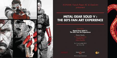 Metal Gear Solid V : The Phantom Pain, une expo à Paris ! Metal Gear Solid V : The Phantom Pain, une expo à Paris !
