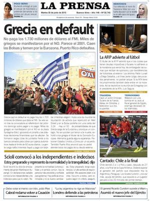 Página/12 suit de très près la situation en Grèce [Actu]