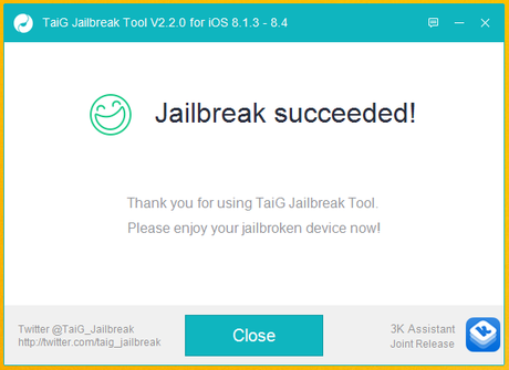 Jailbreak-iOS-8.4-8.3-8.2-8.1.3-TaiG