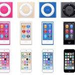 iPod : les nouveaux coloris se dévoilent pour tous les modèles iPod nouveaux coloris