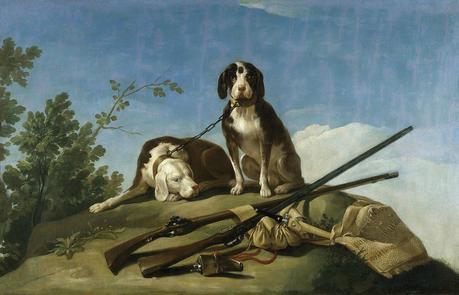 1775 chiens et outils de chasse