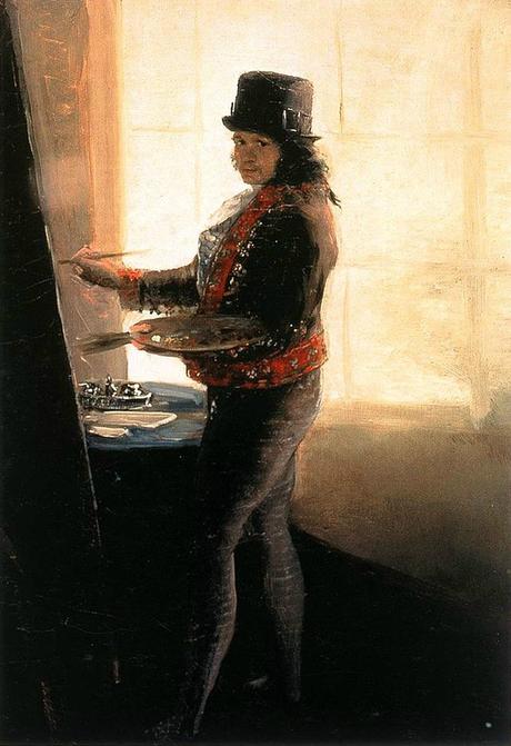 1795 autoportrait dans l'atelier