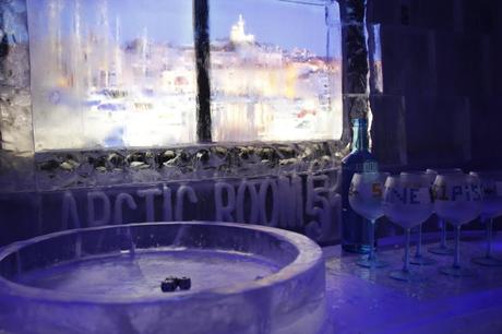 Artic room le bar à la température polaire, sous la canicule de Paris !