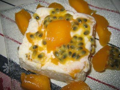 Dômes mousseux ultra légers mangue-passion!!!