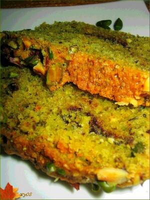 Cake aux pistaches, noisettes et chocolat noir Image Hosted by ImageShack.us