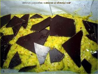 Cake aux pistaches, noisettes et chocolat noir Image Hosted by ImageShack.us