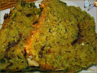 Cake aux pistaches, noisettes et chocolat noir Image Hosted by ImageShack.us