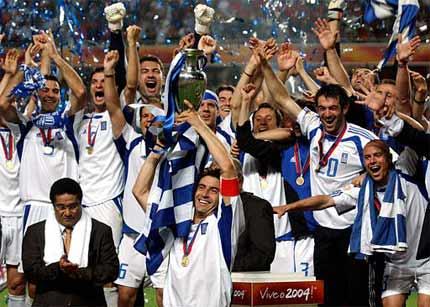 Les Grecs, Champions d’Europe en titre