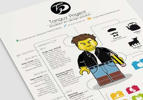 Il a créé un « CV » plus qu’original en version LEGO !