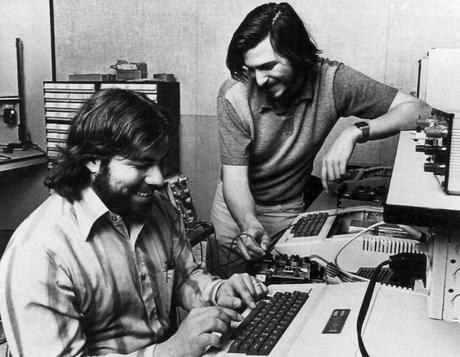 Steve Wozniak et Steve Jobs, 1976 © DB Apple/dpa/Corbis