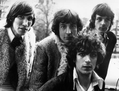 Members of Pink Floyd. From left to right, Roger Waters, Nick Mason, Syd Barrett and Rick Wright.