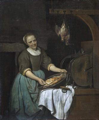 Gabriel Metsu, La Cuisinière, 1655–58 © Museo Thyssen-Bornemisza, Madrid