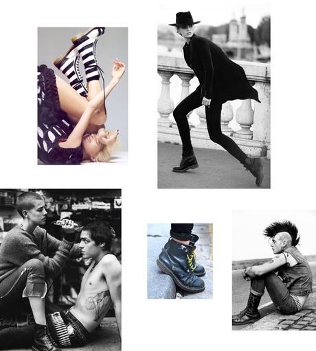 Dr. Martens, Made in England depuis 1960 dr-martens-shopping-selector-moodboard-folkr-2