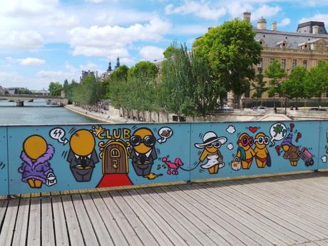 Le Pont des Arts en mode Street-Art