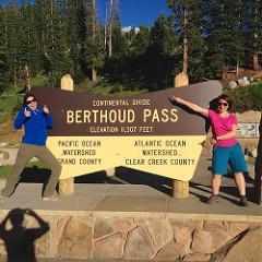 Berthoud Pass, Tina et moi