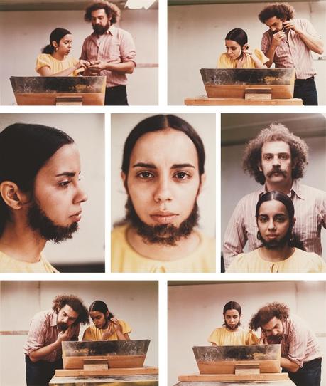 Le Nu Sauvage – Ana Mendieta Facial Hair Transplant - 1972. Performance, New York, galerie Lelong