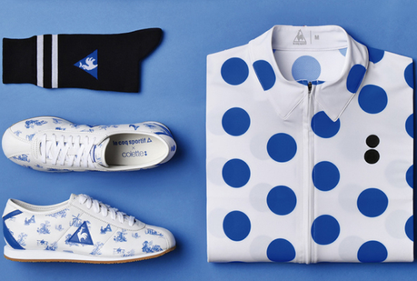 Colette x Le coq Sportif pour une tenue 100% cycliste Colette x Le coq Sportif pour une tenue 100% cycliste