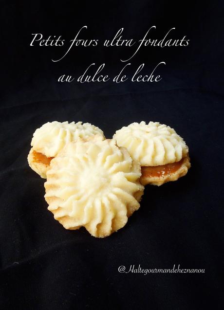 Petits fours ultra fondants au dulce de leche ptitfoursdulceF